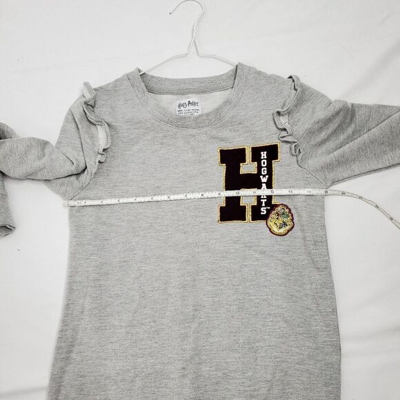 HARRY POTTER dress gray‎ long sleeve Hogwarts sweatshirt L - Picture 7 of 10